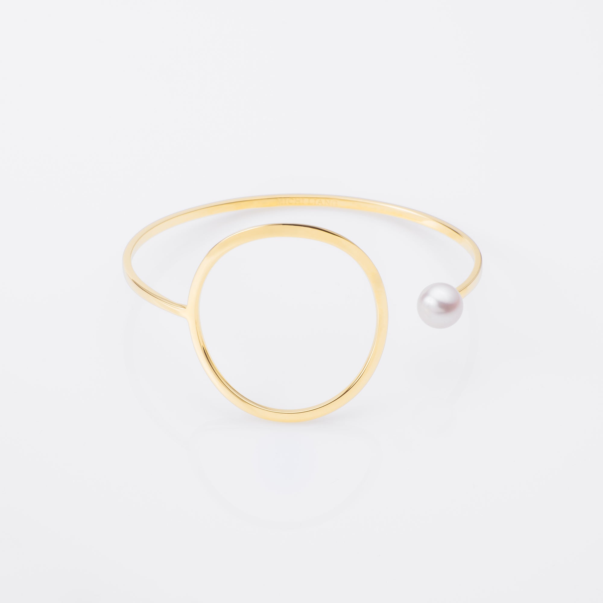 Zoe 素面圓型珍珠手環