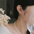 Maja 垂綴鍊珍珠雙環耳扣