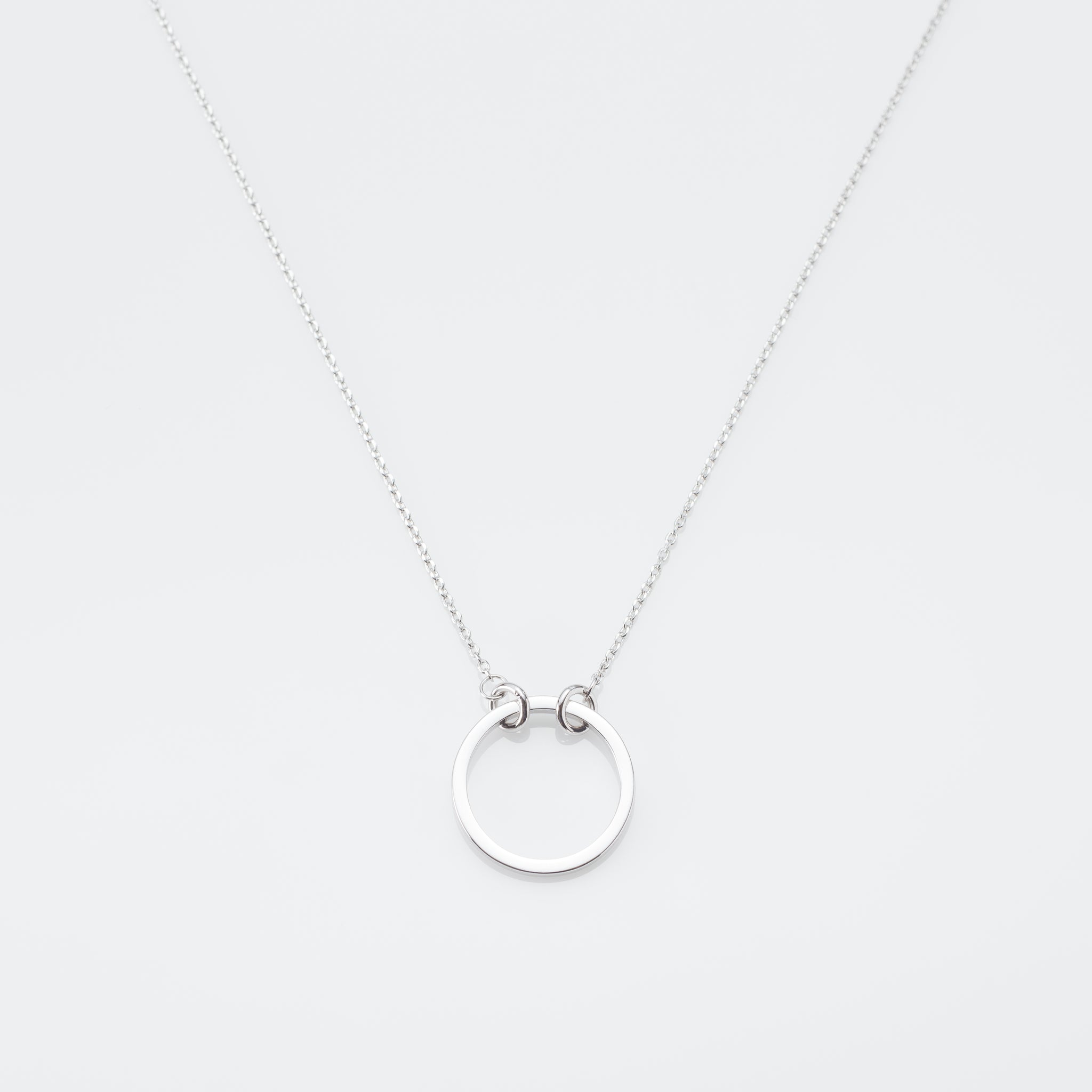 Vedette 幾何環圈珍珠排列項鍊