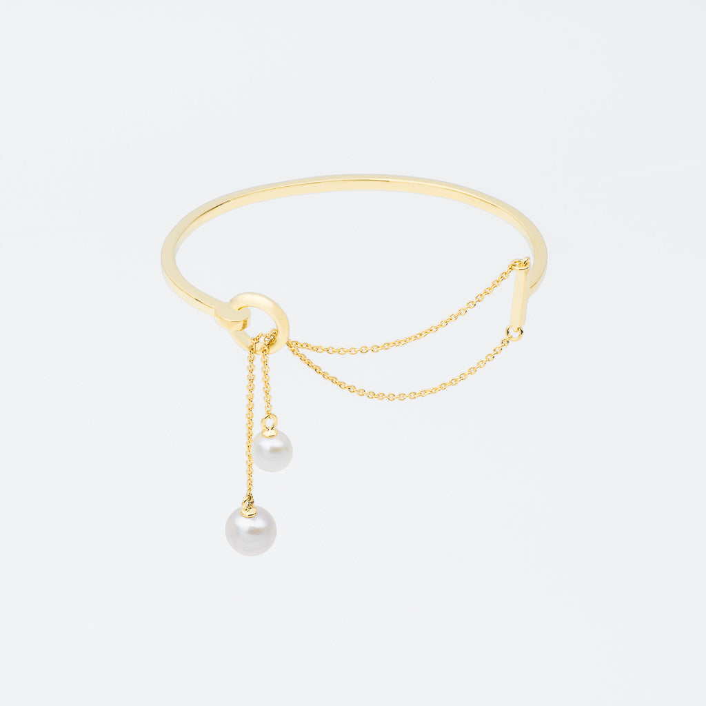 Violeta 環圈垂墜珍珠手鍊